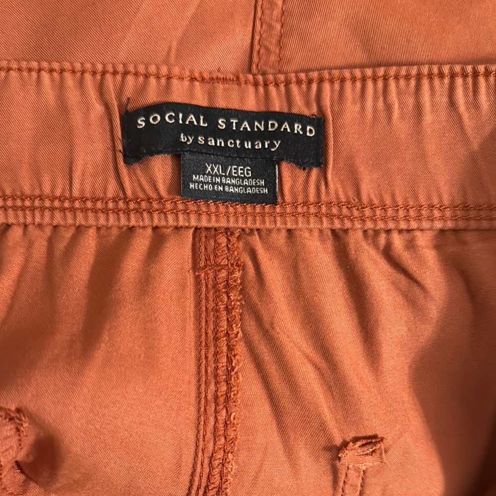 Rust Orange Casual Shorts - Picture 7 of 8